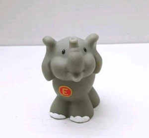 Little People E Elephant Zoo Figure Ark ABC 2001 Mattel Vintage Fisher Price - Picture 1 of 7
