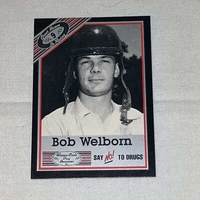 Bob Welborn #9 1989 WINNERS CIRCLE RACING LEGEND NASCAR VINTAGE LEGEND card - Image 1 of 2