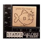 Stampin' Up! Rubber Stamps 2004 Tucan My Love Your Fin-Tastic Fish Heart #T19