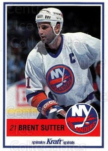 1990-91 Kraft #57 Brent Sutter - Picture 1 of 1