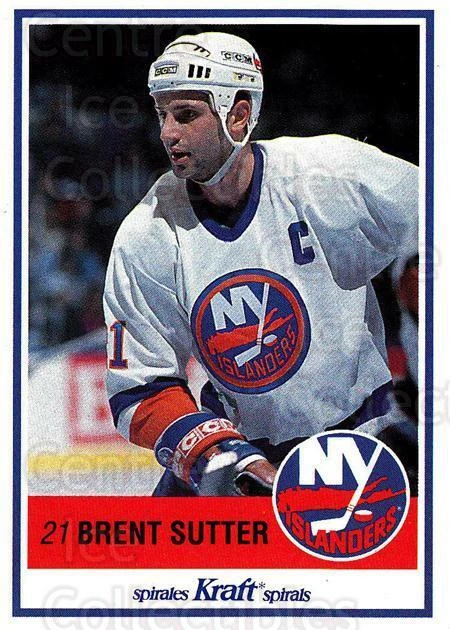 1990-91 Kraft #57 Brent Sutter - Image 1 of 1