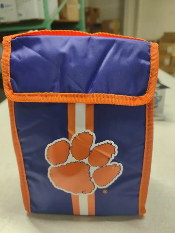 Officially Licensed NCAA Clemson Tigers Team Logo Insulated Lunch Bag Cover