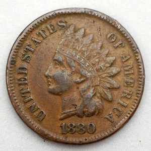 1880 Indian Head Cent - XF - Picture 1 of 2