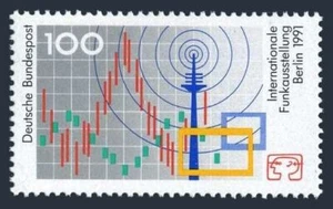 Germany 1680,MNH.Michel 1553. International Radio Exhibition,Berlin,1991. - Picture 1 of 1