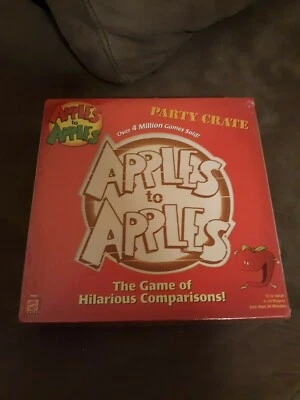 Mattel Games Apples to Apples Party Crate Wooden Box 4-10 Players 12 to Adult - Image 1 of 4