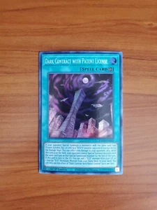 Dark Contract with Patent License - Yugioh Battle of Chaos Super Rare BACH-EN056 - Picture 1 of 2