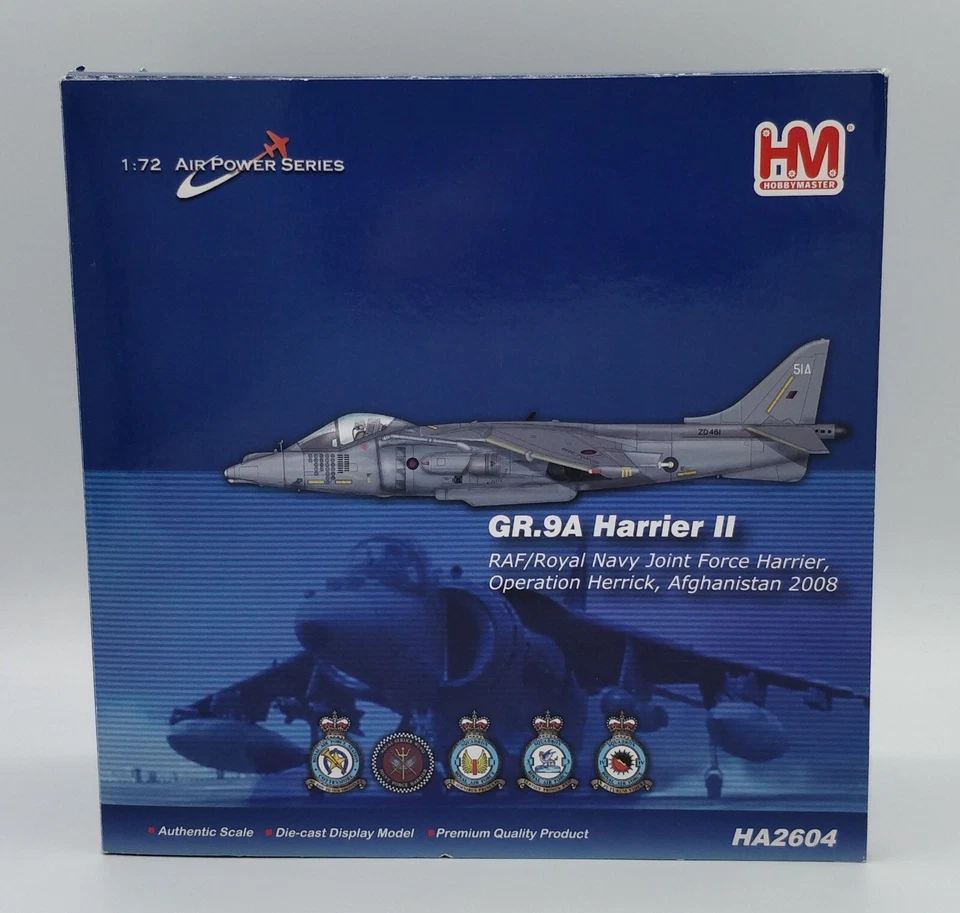 HOBBY MASTER HA2604 - GR.9A Harrier II, RAF, Operation Herrick - 1/72 Model - Immagine 1 di 4