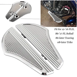 Tablero de piso de driver CNC Defiance para Harley Heritage Softail Fat Boy Touring Trike - Imagen 1 de 14