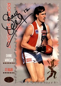 Signed 1994 St Kilda Saints AFL Dynamic Rookie Standout Card - Shane Wakelin - Bild 1 von 3