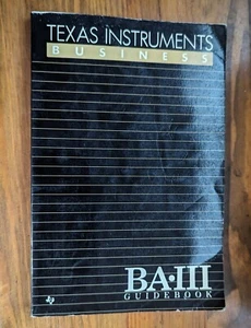 Texas Instruments BAIII Guidebook - Picture 1 of 3