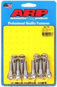 Juego de 10 pernos de cabezal ARP 434-1104 cabeza hexagonal acero inoxidable Gen V 6,2 L pulido - Imagen 1 de 3