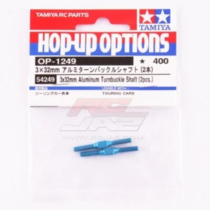 Tamiya 54249 RC Aluminum 3x32mm Turnbuckle Shaft (2pcs) Hop Up OP1249 3mm x 32mm - Picture 1 of 1