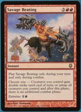 Savage Beating Darksteel NM Red Rare MAGIC GATHERING CARD (ID# 241727) ABUGames