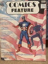 Comics Feature Fanzine #10 (1981) Captain America Article (New Media Publishing)