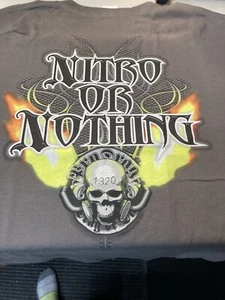 Pro Drag USA Authentic "Nitro Or Nothing" Herren (137) T-Shirt Mopar Chev NHRA Drag - Bild 1 von 2