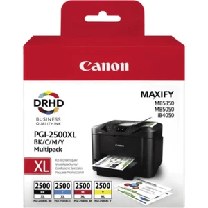 PGI-2500XL 4 Item Multipack Genuine Canon Ink Cartridges Canon 2500XL - Picture 1 of 1