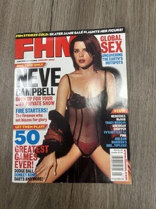 FHM MAGAZINE JANUARY 2004  NEVE CAMPBELL GLOBAL SEX EXCELLENT CONDITION  - Picture 1 of 1