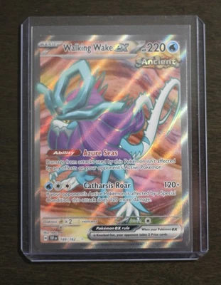 Walking Wake ex 189/162 Pokemon Sv05: Temporal Forces Full Art Rare Holo - Image 1 of 2