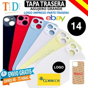 Tapa Trasera Cristal + Pegamento 3M para IPHONE 14 Agujero Grande Fácil montaje - Imagen 1 de 1