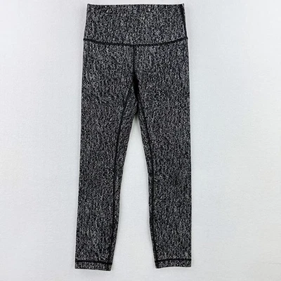 Lululemon High Times Pant, Luon Suited Jacquard Size 4 Womens Black/White - Image 1 of 4