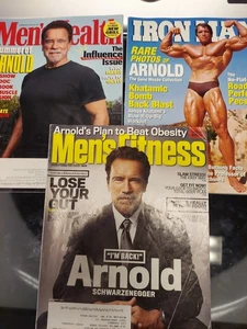 3 Magazine lot featuring Arnold Schwarzenegger Men's fitness, Health, 2010-2023 - Picture 1 of 9