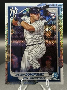 2024 Bowman - Jasson Dominguez #17 Chrome Mojo Refractor (RC) - Bild 1 von 3