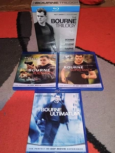The Bourne Trilogy Blu-ray Box Set - 3 Movies - Picture 1 of 2