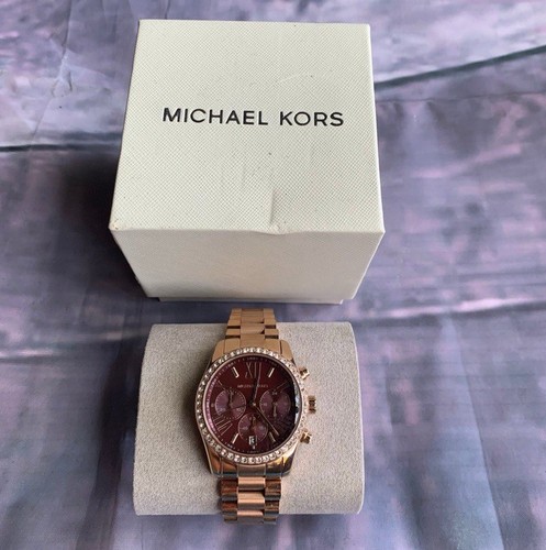 Orologio MICHAEL KORS MK7275 Lexington Lux cristallo tono oro rosa