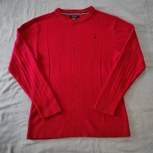 Nautica - Long Sleeve Sweater - Red - Youth Size XL (18/20) - Picture 1 of 5
