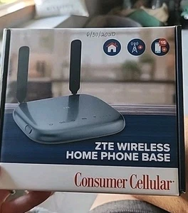 Consumer Cellular ZTE Wireless Home Phone Base Station (A2 Model) WF723CC - Zdjęcie 1 z 15