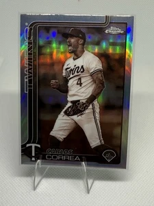 2025 Topps Chrome - Carlos Correa Sepia Refractor #204 - Picture 1 of 1