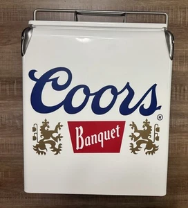 Coors Banquet Retro Ice Chest Cooler with Bottle Opener 13L (14 Qt), 18 Can Capa - Picture 1 of 9