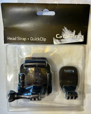 GoPro Quick Clip Head Strap - Black (ACHOM-001) - NEW!!! - Image 1 of 2