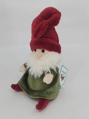 Jellycat RUDY Nisse Gnome Christmas Stuffed Plush Holiday with Tags 8" Rare - Image 1 of 4