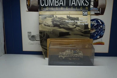 DEAGOSTINI - 1944 SD.KFZ 7/2 PANZERKORPS  -  1/72  SCALE MODEL / COMBAT TANK #58 - Image 1 of 4