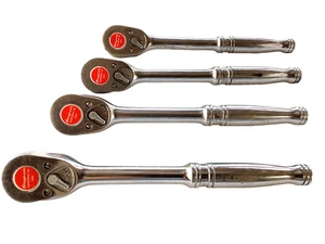 Snap On Tools 1/2” Drive 10” Long Standard Handle Ratchet SL710 FRESH REBUILD - Picture 1 of 8