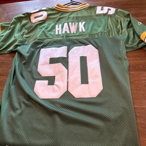 AJ Hawk #50 Green Bay Packers Sewn Reebok Jersey Size 54 - Picture 1 of 14