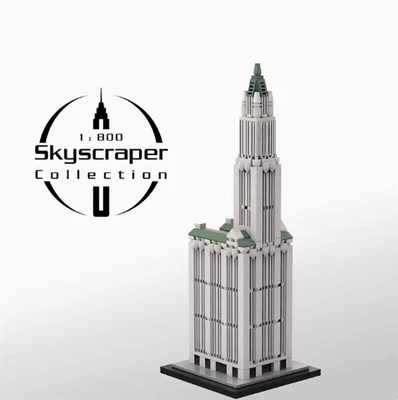 1:800 scale building model block set for Woolworth Building in New York - Image 1 of 4