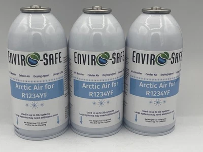 Envirosafe Arctic Air Refrigerant Support for R1234yf Systems  (3 Cans) - Image 1 of 4