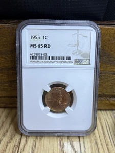 1955 Lincoln Wheat Cent MS65 RD NGC - Picture 1 of 2