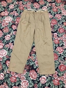 Polo Ralph Lauren Polo Chinos Cotton Mens Pants 38X30 Wmns Unisex Trousers 90s - Picture 1 of 16