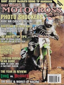 Dirt Rider Motocross Special 1996 review Jeff Emig Cover