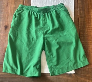 North Face Swimming Trunks Mens Sz Small Green Mesh Lined Pockets Swimsuit - Picture 1 of 5
