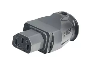 Supra SWF-10 S Spina Dispositivo Freddo 10A Placcato Oro lorad IEC Femmina Spina - Foto 1 di 1