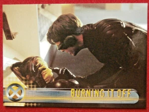 X-MEN THE MOVIE - Card #55 - BURNING IT OFF - Topps 2000 - Picture 1 of 2