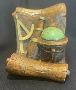 Vintage TERRA INCOGNITA Book End 1971 Home Decor Assoc - Picture 1 of 6