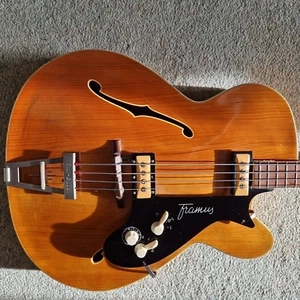 Framus Star Bass 5150 Early 60's Pro Refin Natural. Rare find !! Bill Wyman !! - Picture 1 of 24