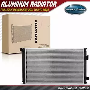 New Aluminum Radiator for Lexus NX300h 2015-2021 Toyota RAV4 2016-2019 L4 2.5L - Picture 1 of 8