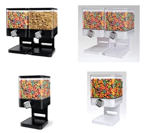 Cereal Dispenser - Double-Single Cereal Storage Machine,1 Ounce of dry food  - Picture 1 of 5