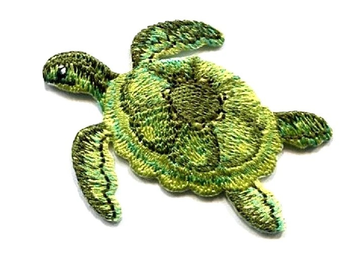 TURTLE IRON ON APPLIQUE 2 1/2 X 2 inch - Image 1 of 1